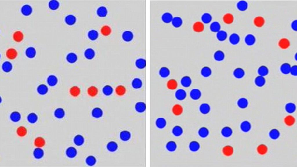 Las fotografías con los puntos