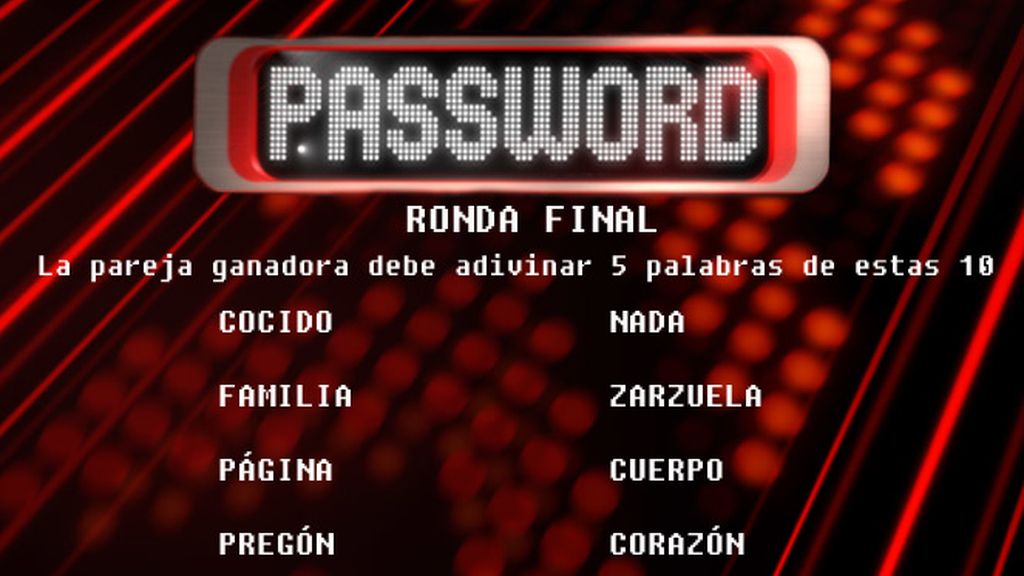 Juego de Password 1