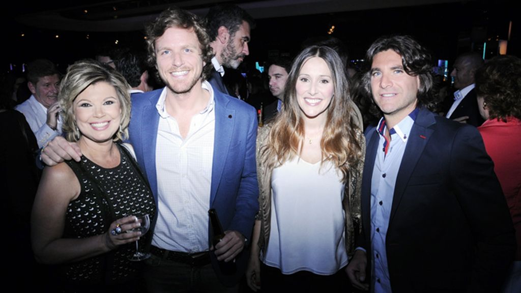 Terelu Campos, Álvaro de la Lama, Adela Úcar y Toño Sanchís