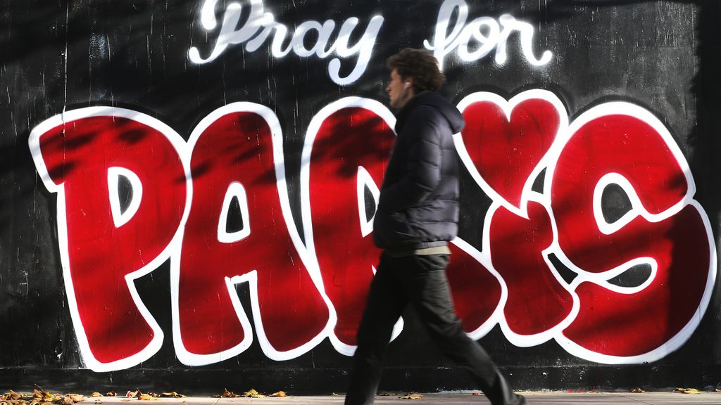 Graffiti en homenaje a las víctimas