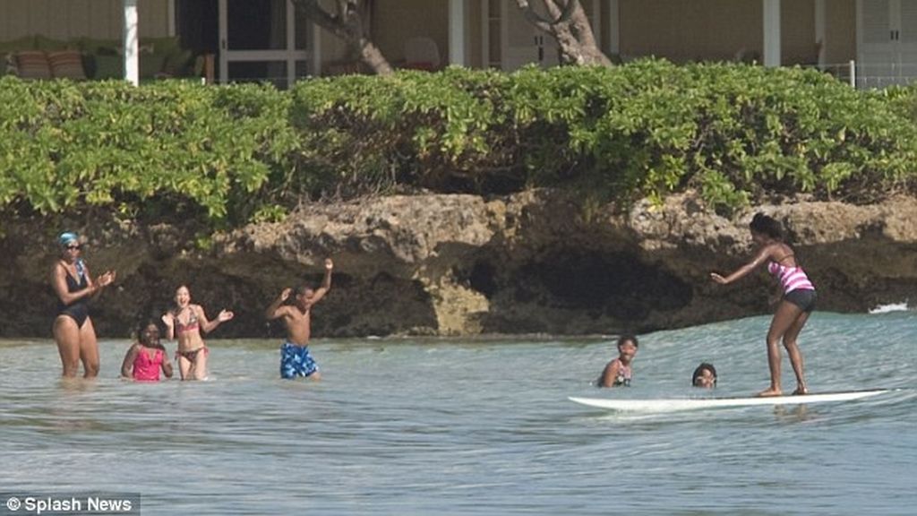 Vacaciones de la familia Obama en Hawai
