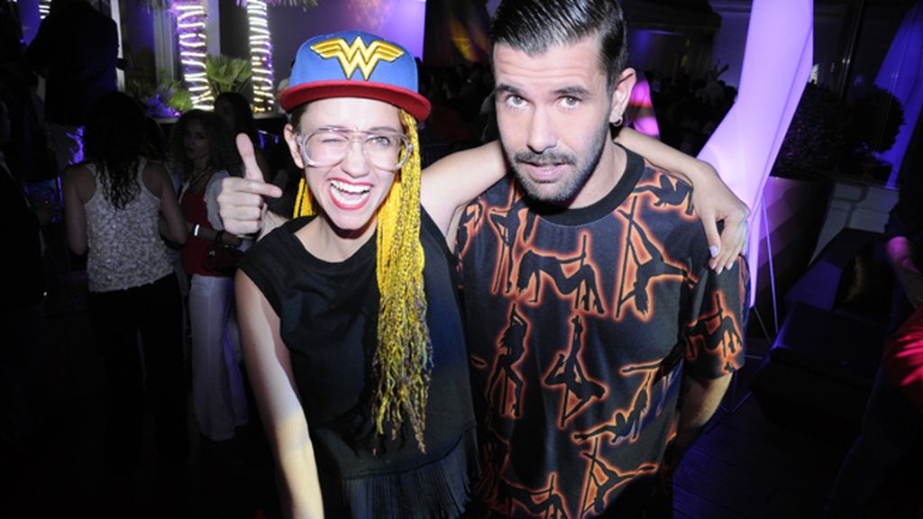 Aminta Paiz y Pedriño, con camiseta de María Escoté