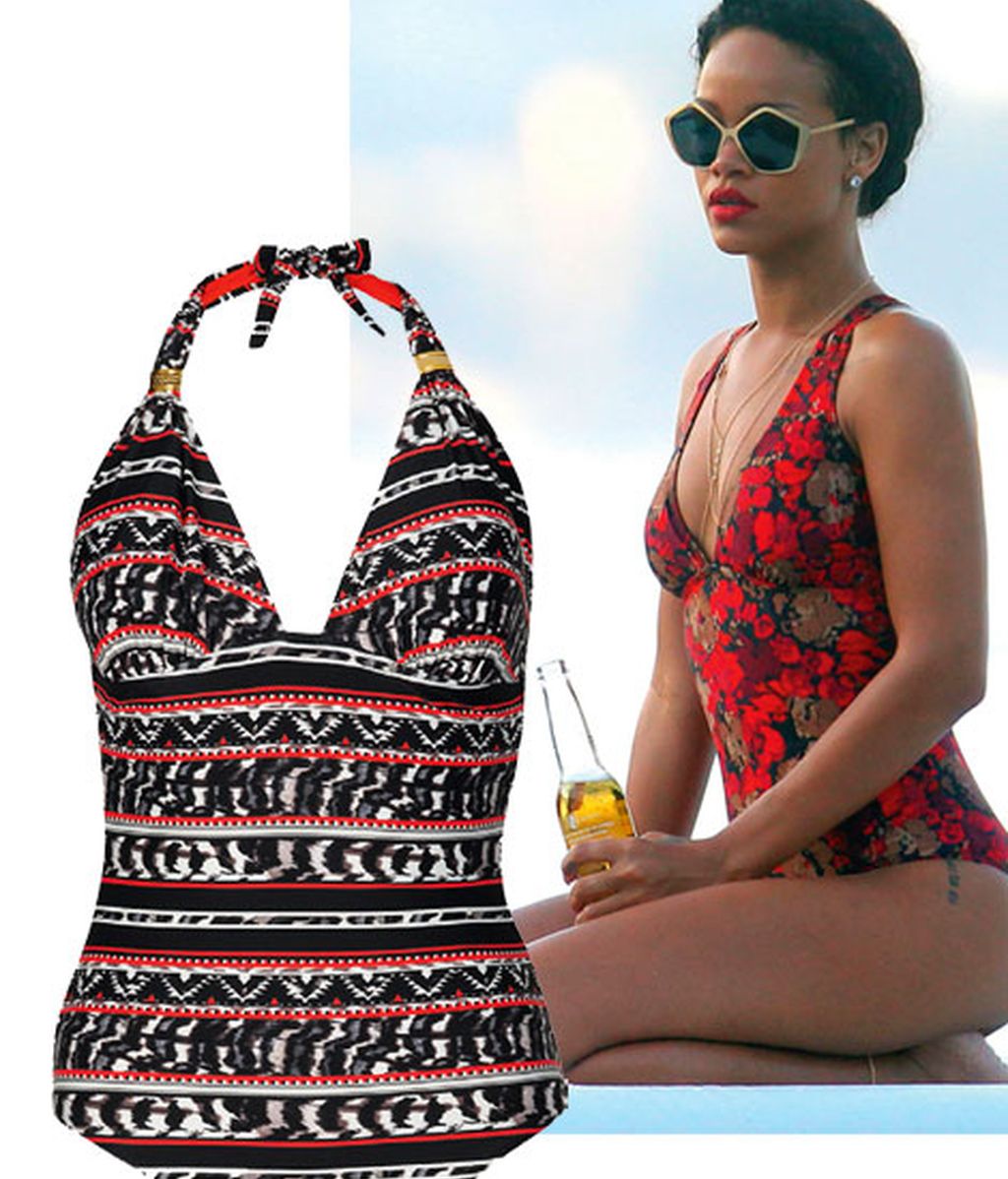 Bañador retro estampado