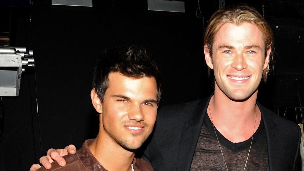 Taylor Lautner y Chris Hemsworth, los guapérrimos de la noche
