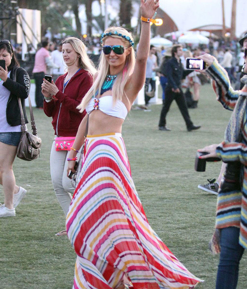 Los looks festivaleros de Paris Hilton, Ke$ha y Vanessa Hudgens