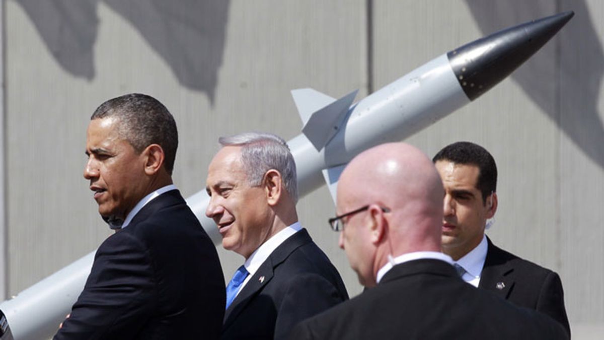 Obama y Netanyahu en la visita del presidente de EEUU a Israel
