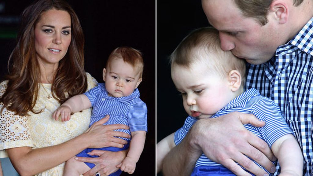 Así lo ha gozado el príncipe George en su primera visita al zoo con sus padres
