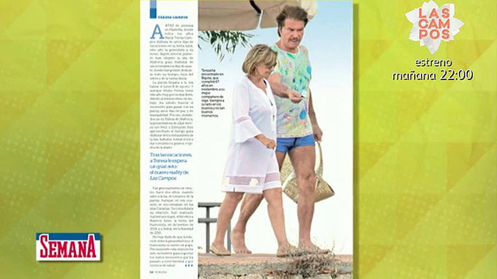 Relajadas vacaciones de la pareja en Mallorca