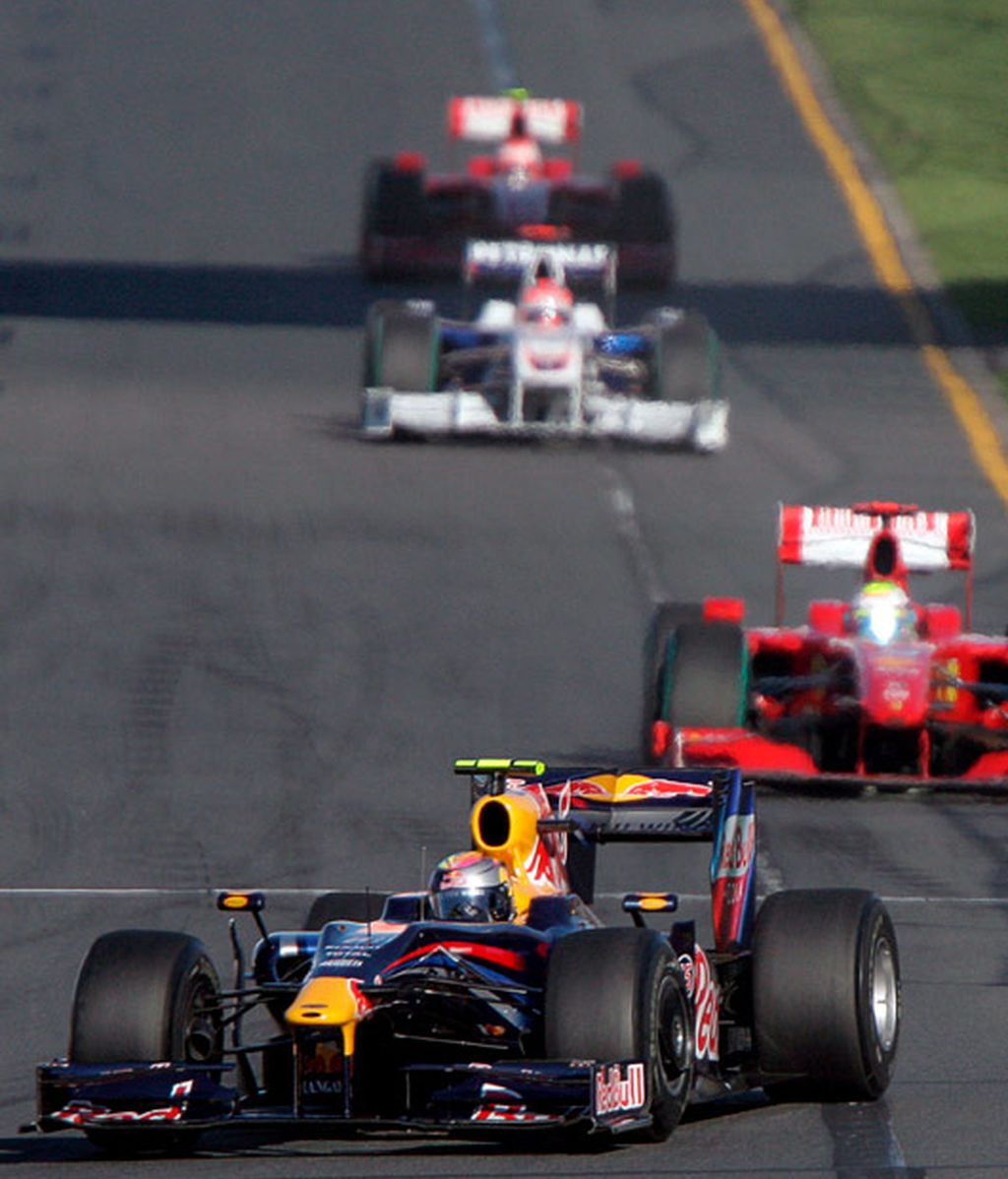 Sebastian Vettel en segunda posición