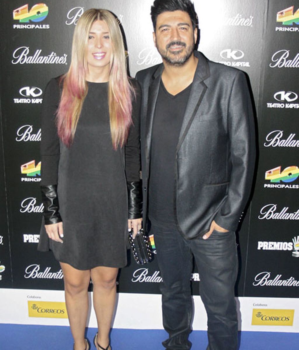 Cristina Pedroche, Dani Martín y Soraya Arnelas, en la fiesta 40 principales