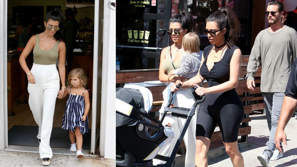 La primera vez en público de Saint West: el clan Kardashian celebra el Día de la Abuela