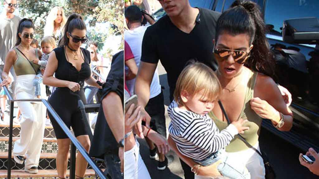 La primera vez en público de Saint West: el clan Kardashian celebra el Día de la Abuela