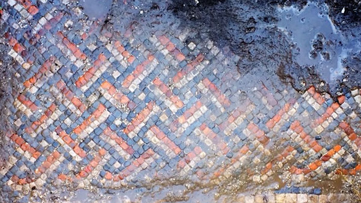Mosaico romano Wiltshire Reino Unido