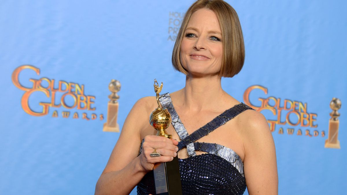 Jodie Foster 'sale del armario' en los Globos de Oro
