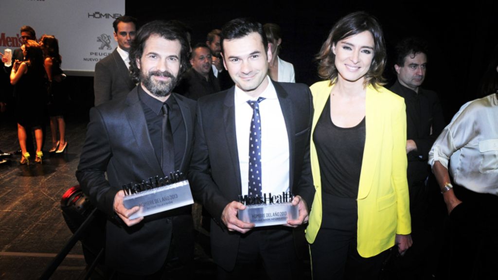 Rodolfo Sancho, Iñaki López y Sandra Barneda