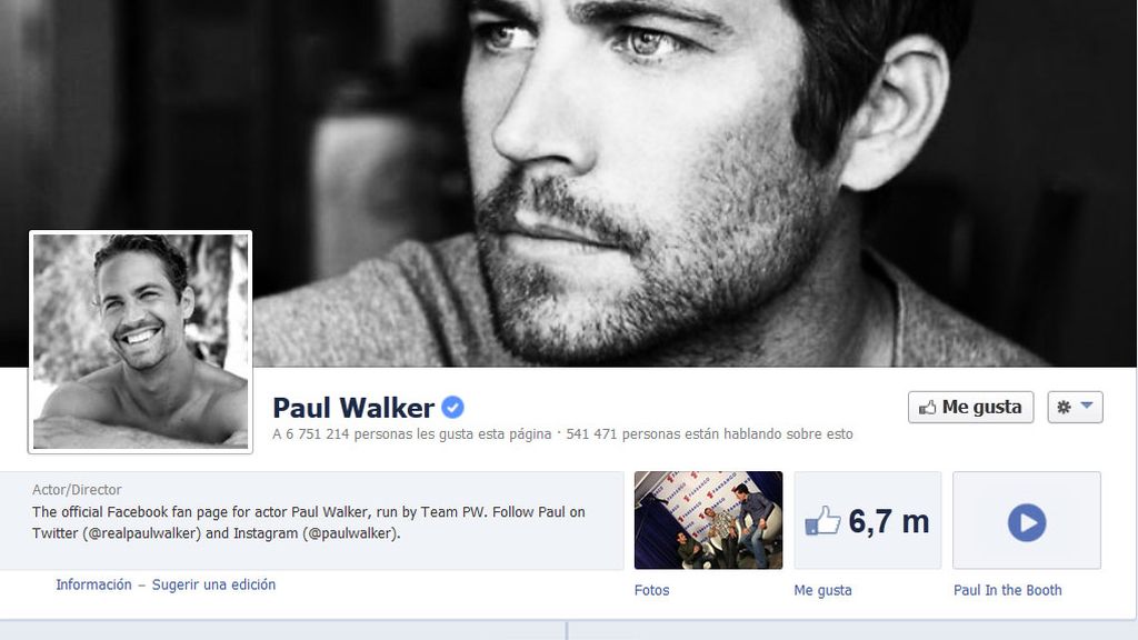 Muere Paul Walker en un accidente de tráfico en California