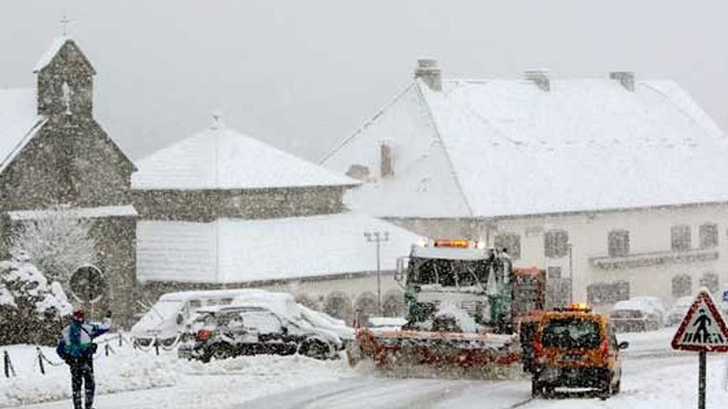 Nieve en Roncenvalles