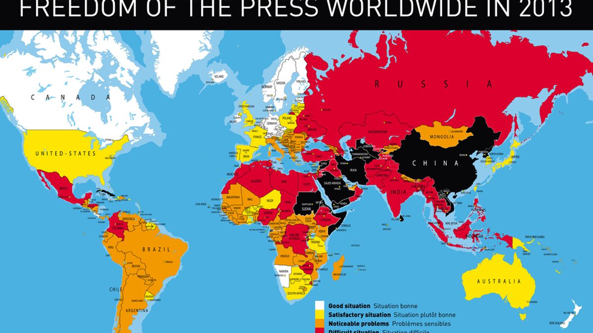 Clasificación Mundial de la Libertad de Prensa 2013
