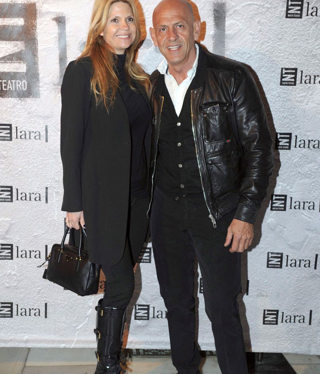 Santi Millán y Marta Torné, arropados en la presentación de 'Más allá del puente'