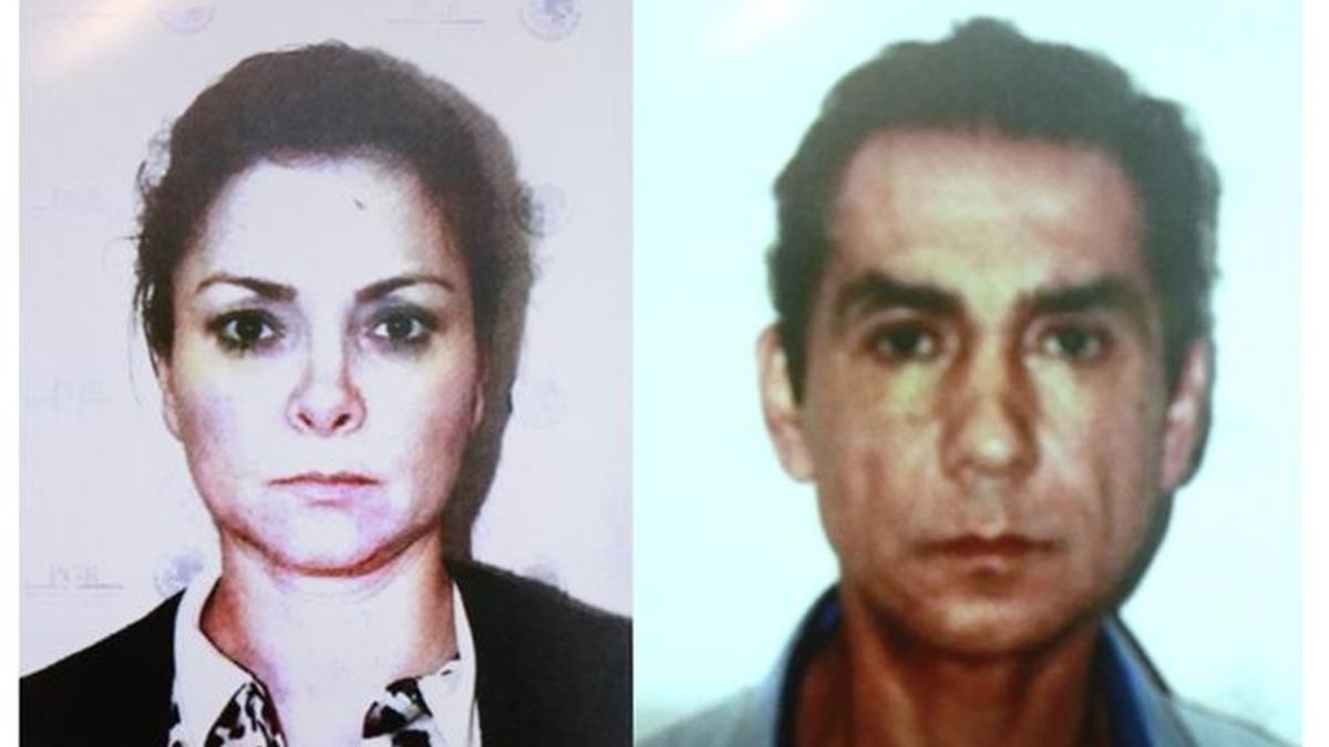 María de los Ángeles Pineda y José Luis Abarca, detenidos