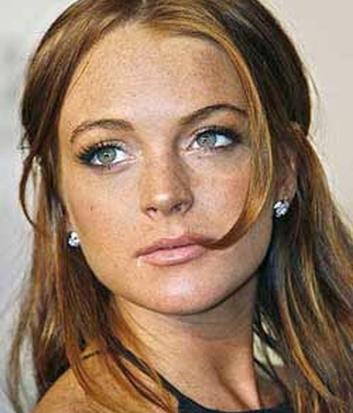 Lindsay Lohan acudió a la India para rodar un documental de la BBC sobre niños.Foto: Reuters.