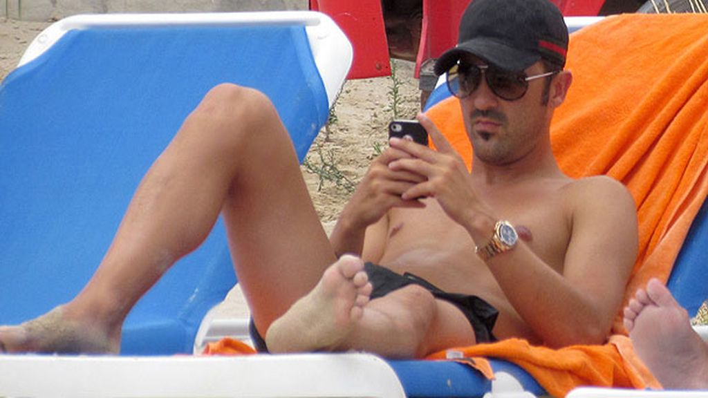 David Villa: días de relax y Gin tonic en Ibiza