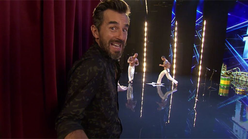 El presentador, con las emociones a flor de piel