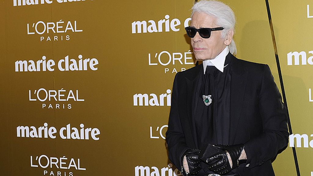 Karl Lagerfeld fue una de las grandes estrellas de la noche