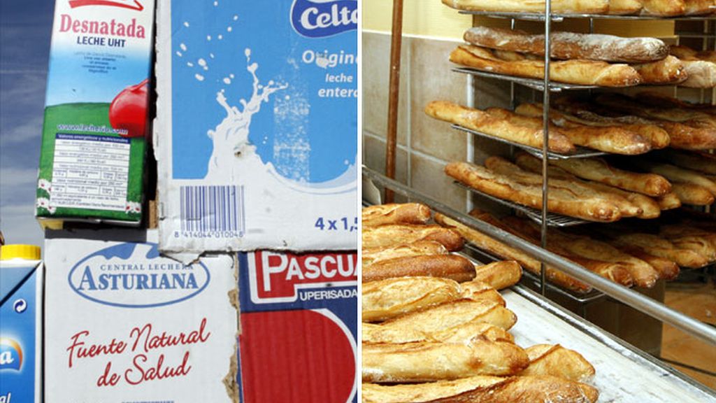 El tipo superreducido del IVA afecta al pan o la leche