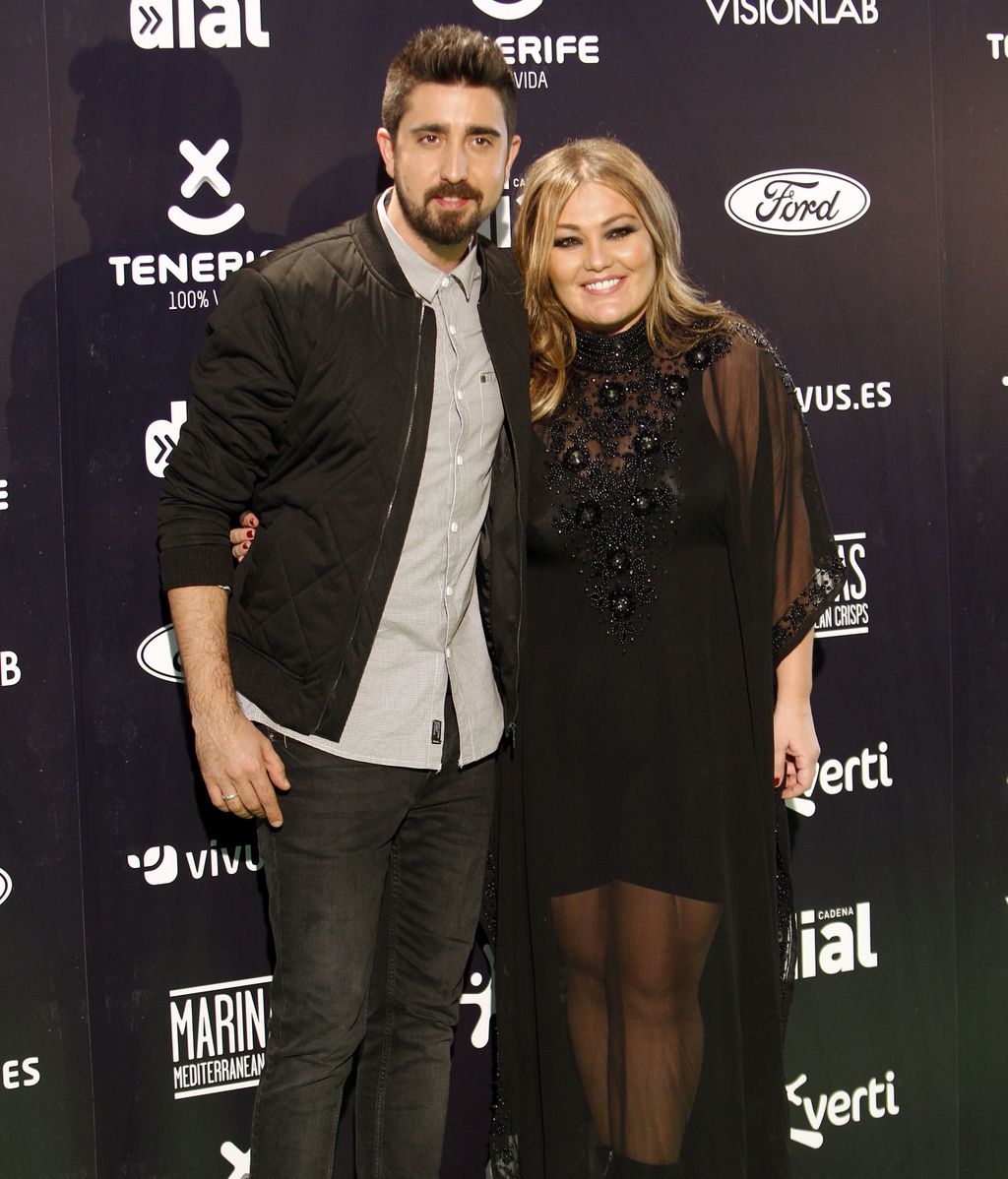 Álex Ubago y Amaia Montero posaron juntos