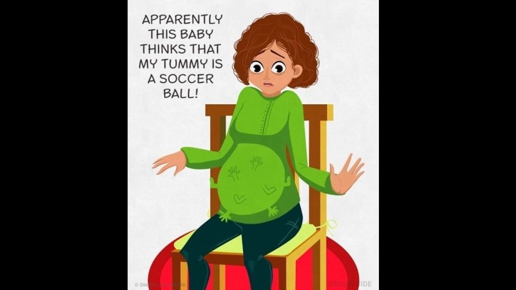 Tu barriga es una pelota de fútbol