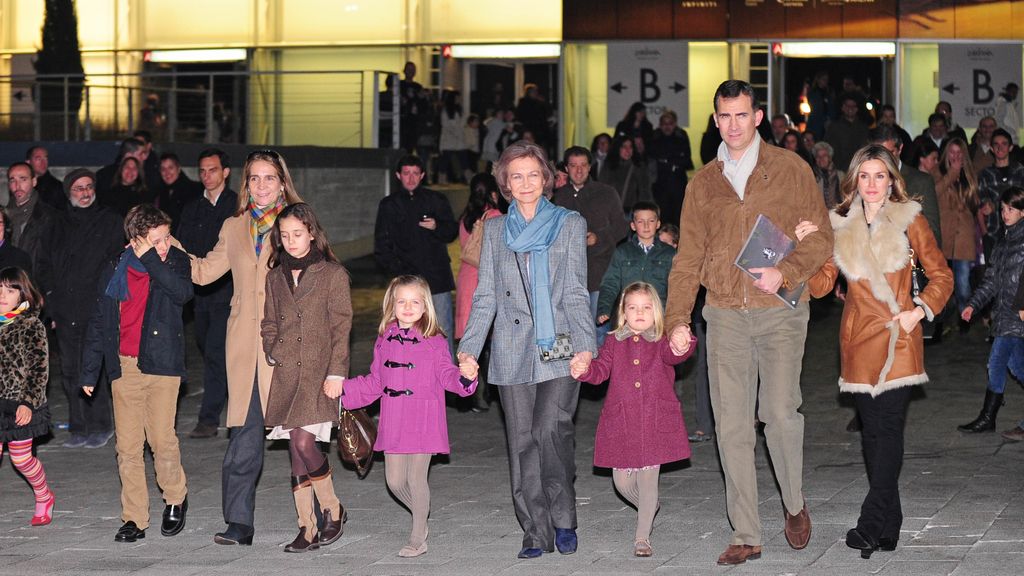 La Familia Real, al circo sin los duques de Palma La Familia Real, al circo sin los duques de Palma