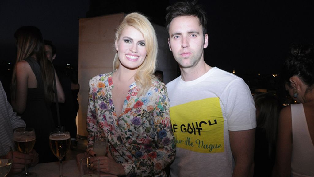 Adriana Abenia, que apostó por Zara, con Sergio Abad