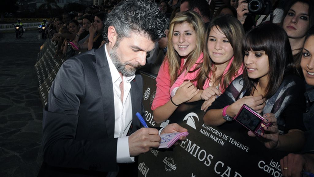 Nacho Guerreros, el popular Coque de "La que se avecina", no paró de firmar autógrafos a sus fans