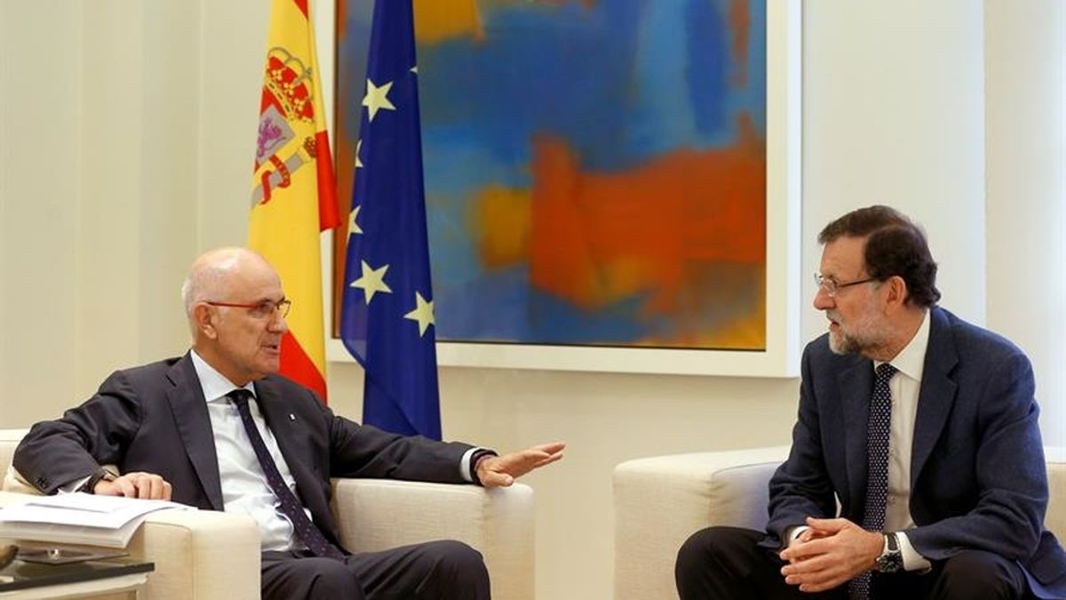 Mariano Rajoy recibe a Duran i Lleida en Moncloa