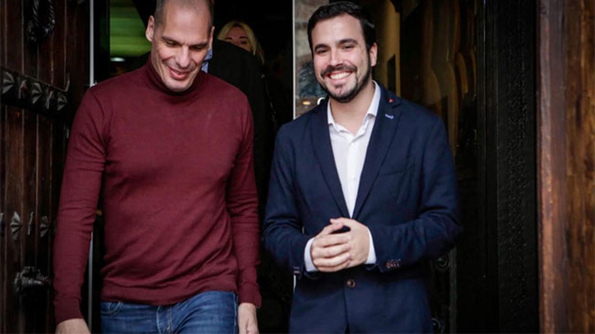 Alberto Garzón y Yanis Vaorufakis