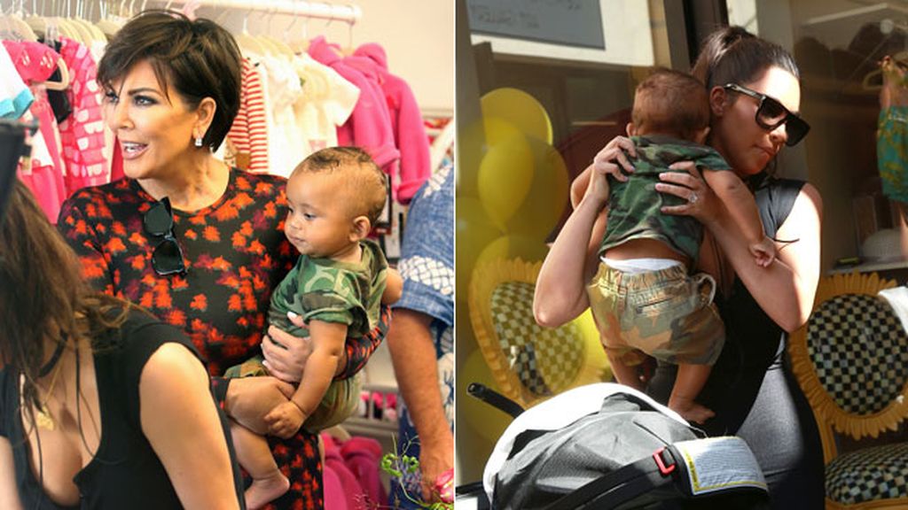 La primera vez en público de Saint West: el clan Kardashian celebra el Día de la Abuela