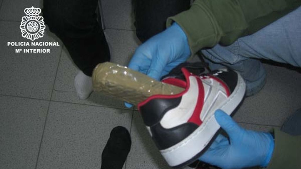 Cocaína en las zapatillas