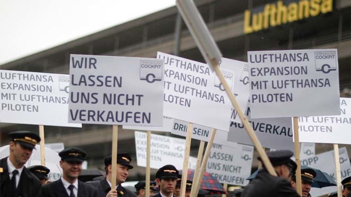 Huelga de pilotos en Lufthansa