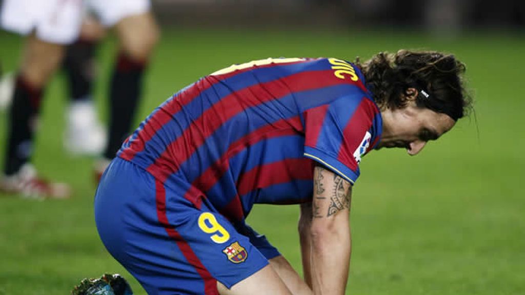 Ibrahimovic, desconsolado Ibrahimovic, desconsolado