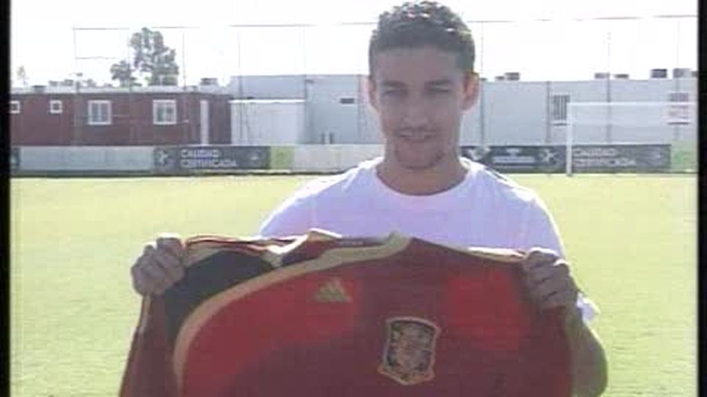 Jesús Navas con la selección