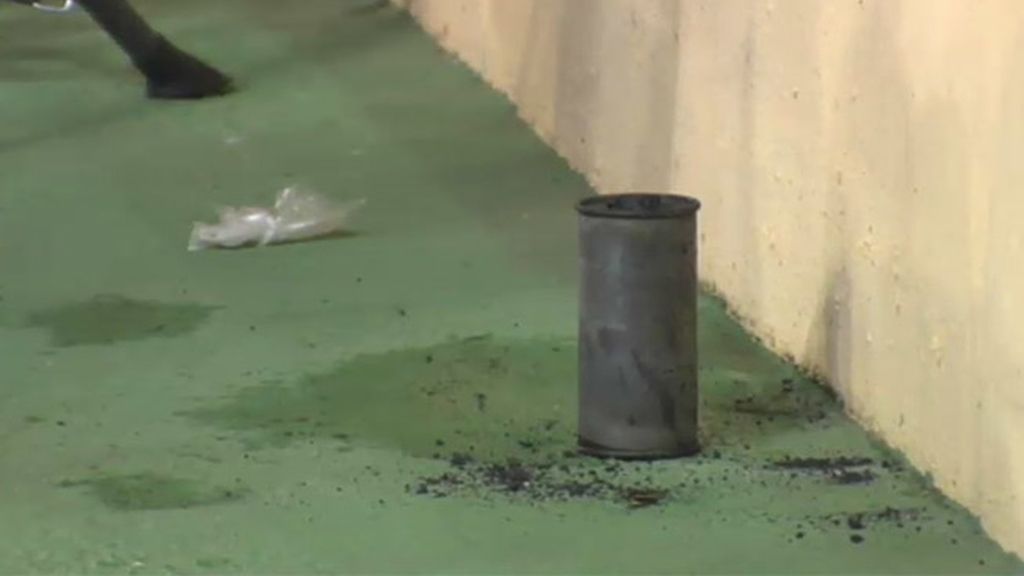 Una bomba lacrimógena estalla en El Madrigal