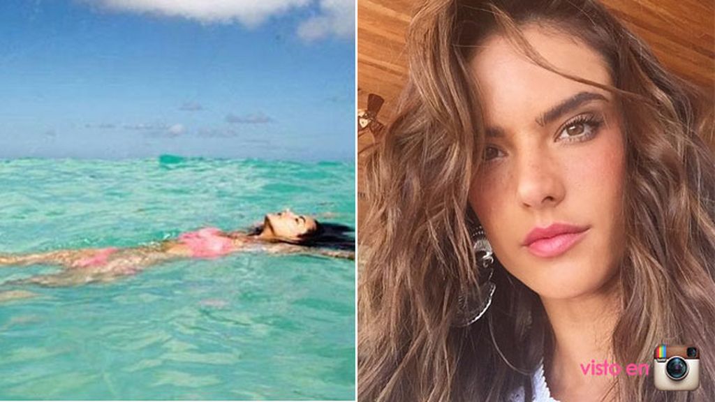 Alessandra Ambrossio está pasando unas vacaciones de lujo junto a su familia