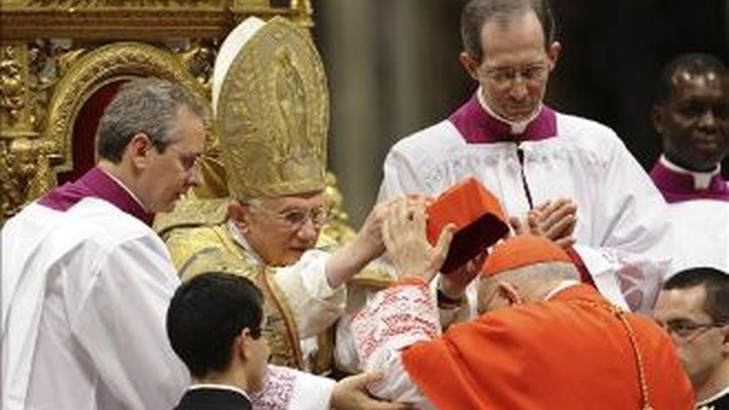 Imagen de archivo de Benedicto XVI. Foto: EFE