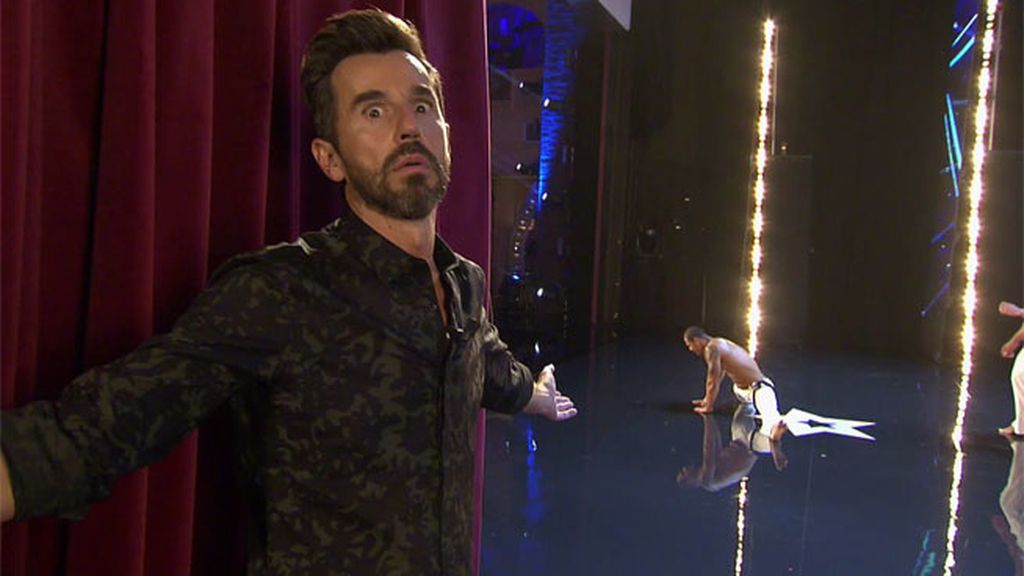 El presentador, con las emociones a flor de piel