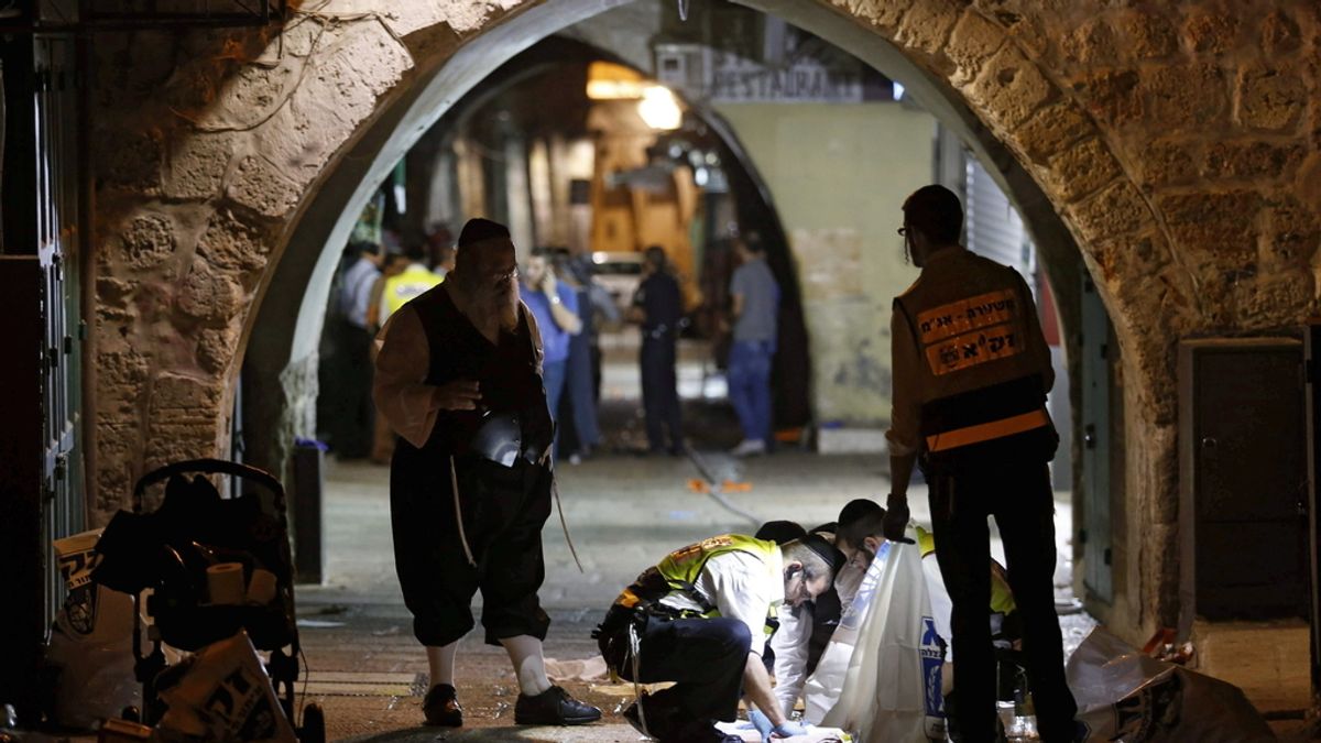 Mueren dos israelíes a manos de un palestino