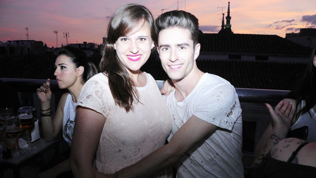 Pelayo Díaz junto a María Porcel, de SModa