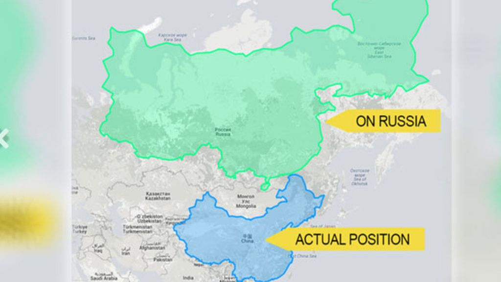 La proyección de Mercator distorsiona el tamaño de los países