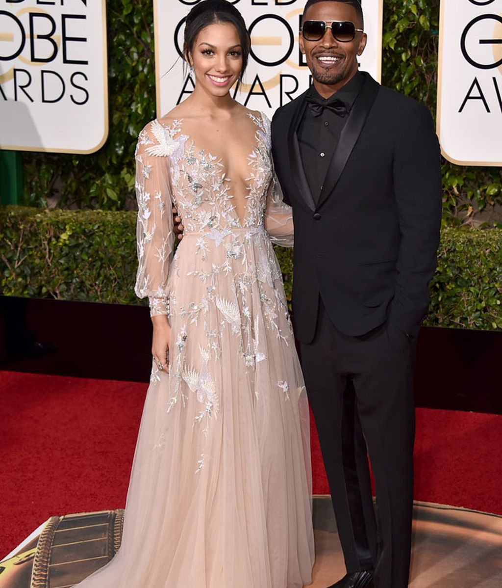 Jamie Foxx y su hija Corinne Bishop