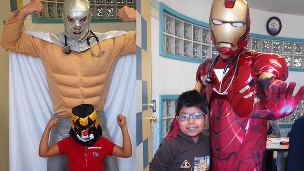 Ser un niño, enfermar de cáncer y que te cure tu superhéroe favorito
